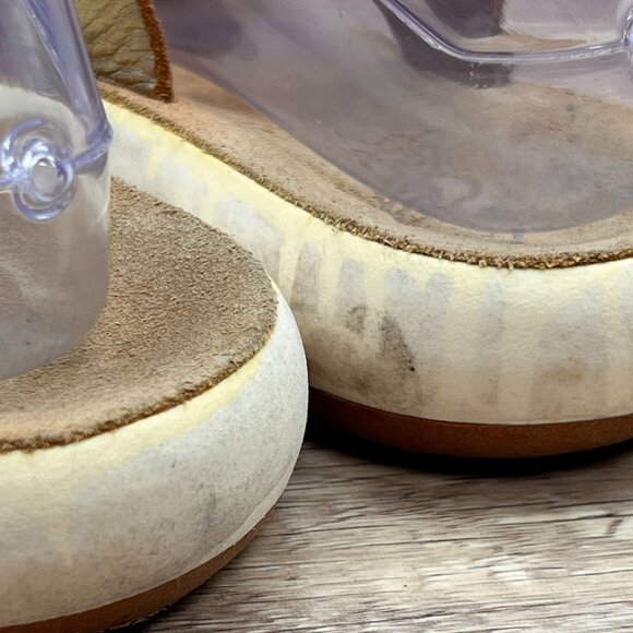 Ancient Greek Sandals Womens Size 39 Gold Summer Solid Color Strap Flat - Picture 11 of 13